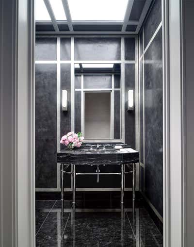 Art Deco Bathroom. Chicago Penthouse by Craig & Company.