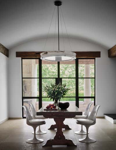  Contemporary Rustic Dining Room. The Reticent by Chad Dorsey Design.