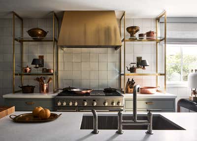  Mediterranean Traditional Family Home Kitchen. The Bouchene Kitchen and Prep-Kitchen by Chad Dorsey Design.