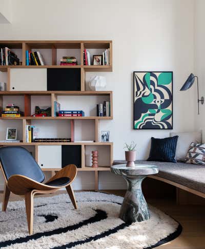  Scandinavian Bachelor Pad Office and Study. DeVerne Street by MK Workshop.