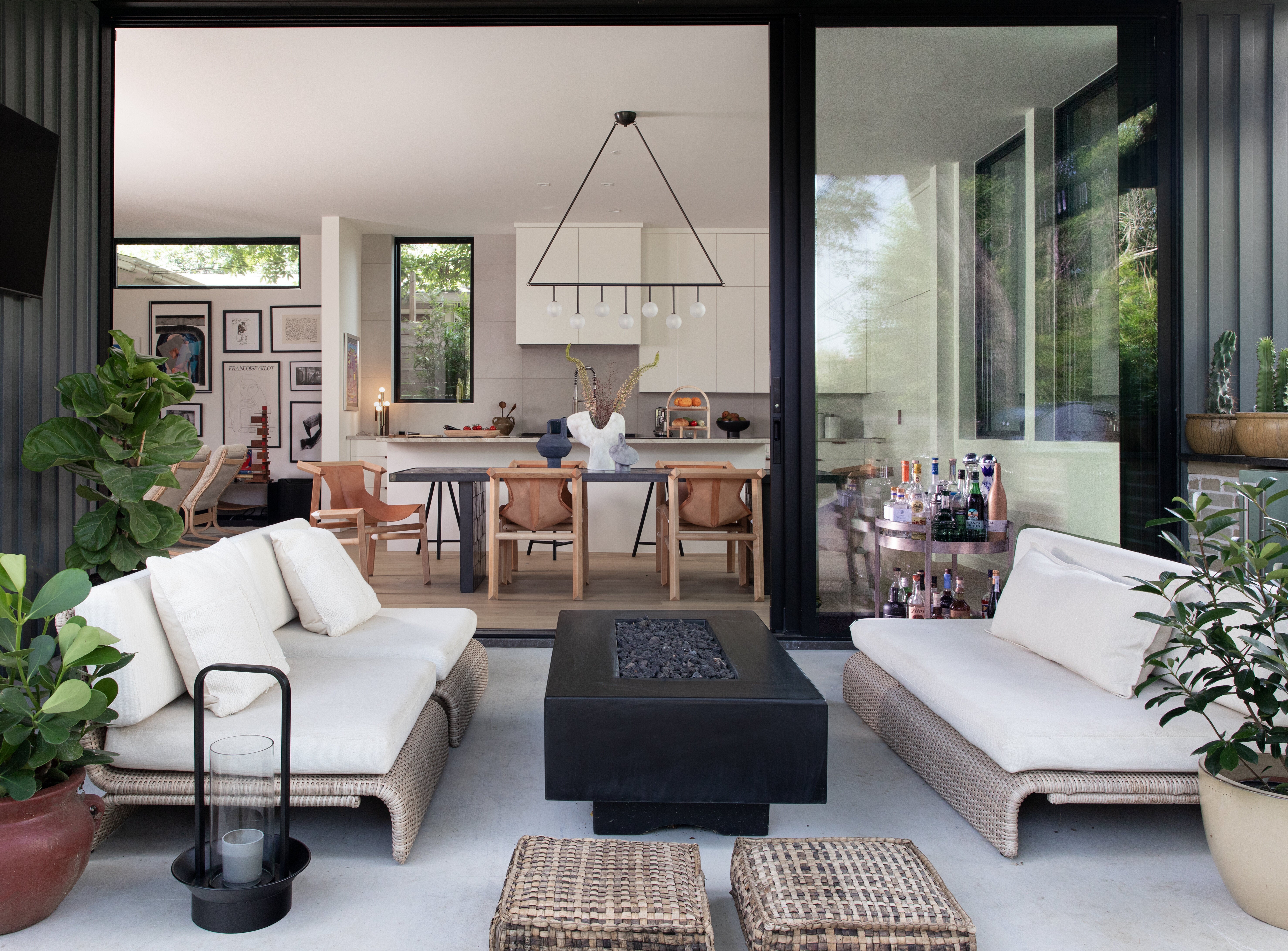 Contemporary Patio and Deck