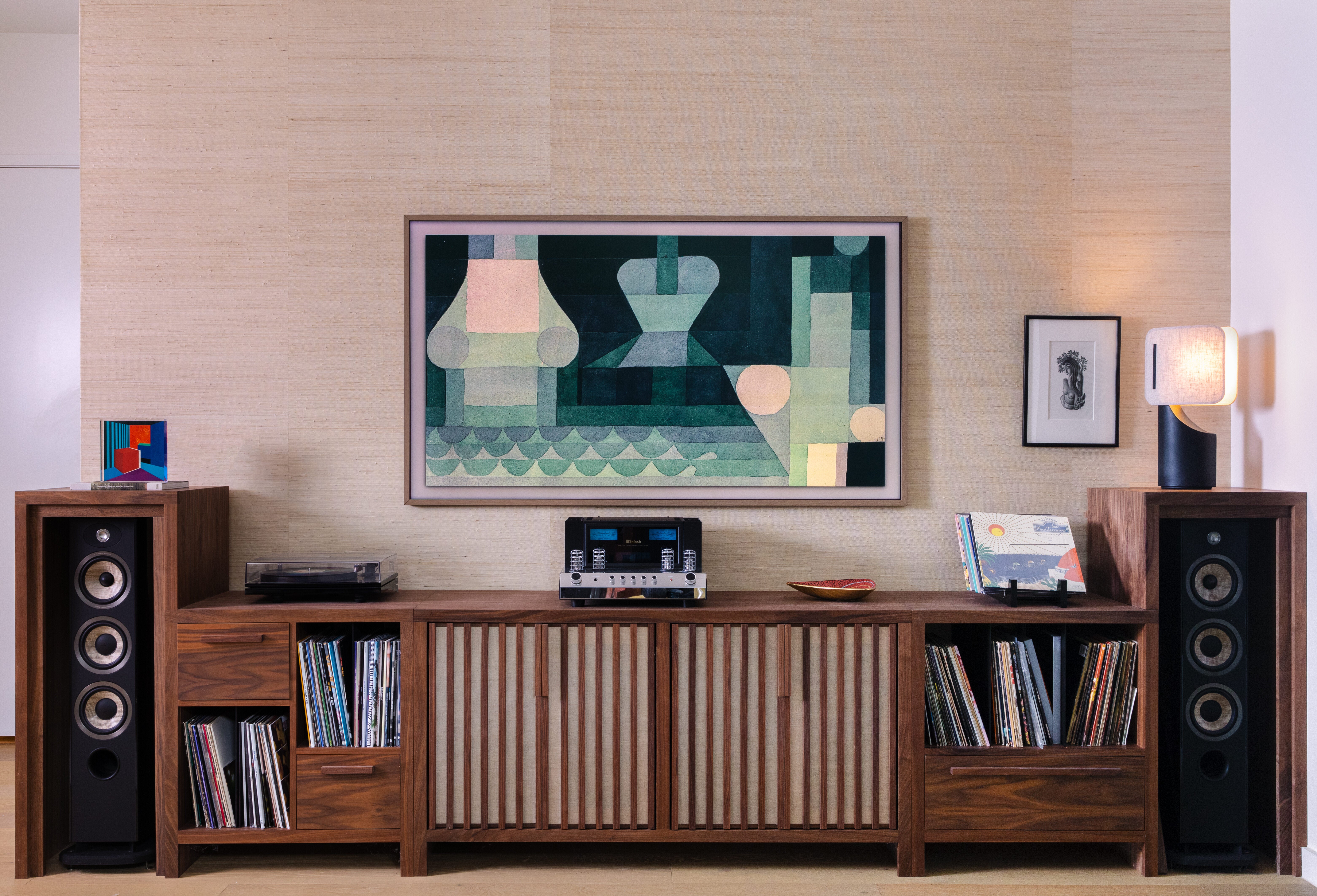 Contemporary Storage Room and Closet