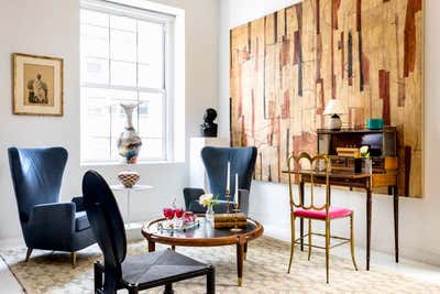  Bohemian Apartment Living Room. Gallery Loft Space by Keita Turner Design.