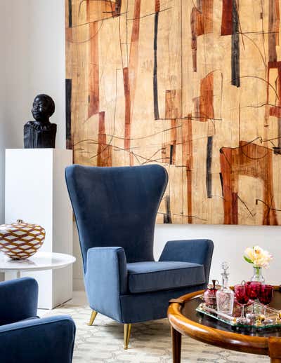  Transitional Bohemian Living Room. Gallery Loft Space by Keita Turner Design.