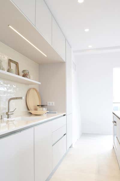  Modern Contemporary Family Home Kitchen. INTERIOR DESIGN: Penthouse by AGNES MORGUET Interior Art & Design.