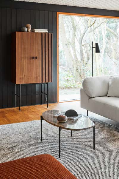  Contemporary Mixed Use Living Room. PRODUCT DESIGN: Side tables "La Terra" by AGNES MORGUET Interior Art & Design.
