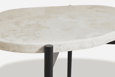  Contemporary Scandinavian Mixed Use Open Plan. PRODUCT DESIGN: Side tables "La Terra" by AGNES MORGUET Interior Art & Design.