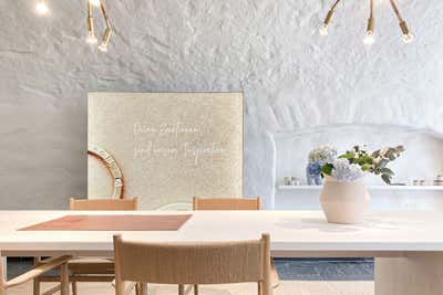  Rustic Contemporary Retail Meeting Room. INTERIOR / GRAPHIC DESIGN: Mimo's Rings by AGNES MORGUET Interior Art & Design.