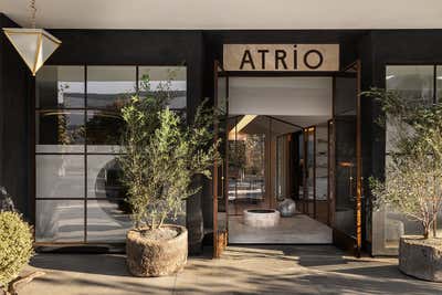  Modern Retail Exterior. Atrio by Jeremiah Brent Design.