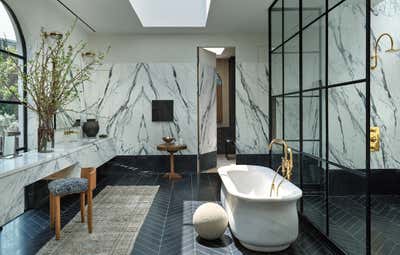  Modern Family Home Bathroom. Brentwood by Jeremiah Brent Design.