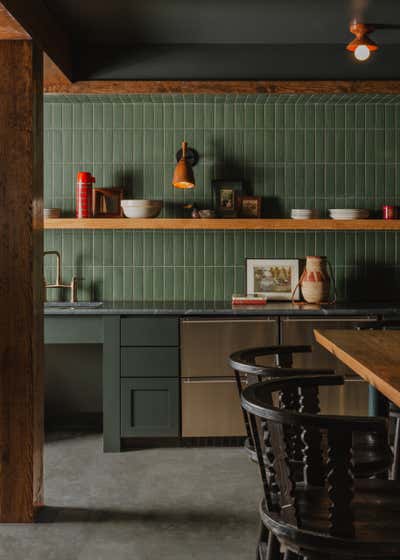  Modern Rustic Hotel Kitchen. OZARKER LODGE by Parini.