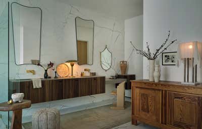  Modern Family Home Bathroom. Brentwood II by Jeremiah Brent Design.