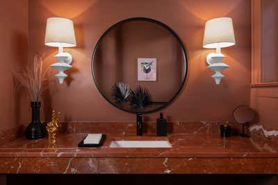  Eclectic Bathroom. GOLD & BRAID by Parini.