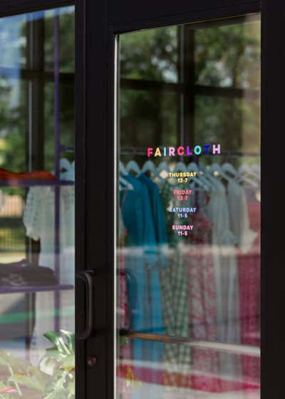  Modern Retail Exterior. FAIRCLOTH BOUTIQUE by Parini.