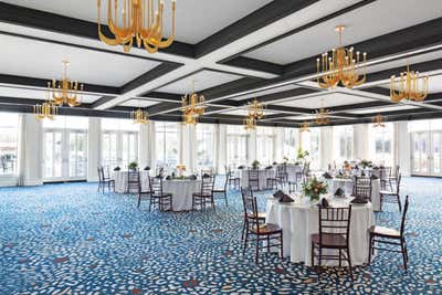  Coastal Eclectic Entertainment/Cultural Dining Room. THE BRIDGEWATER CLUB by Parini.