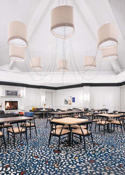  Coastal Modern Entertainment/Cultural Dining Room. THE BRIDGEWATER CLUB by Parini.