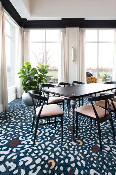  Coastal Eclectic Dining Room. THE BRIDGEWATER CLUB by Parini.