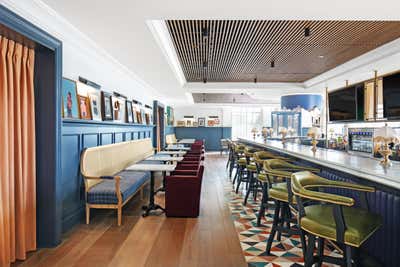  Coastal Modern Entertainment/Cultural Dining Room. THE BRIDGEWATER CLUB by Parini.