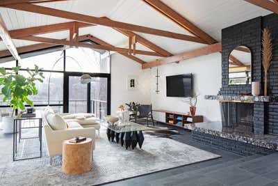  Rustic Family Home Living Room. WOODED RESPITE by Parini.