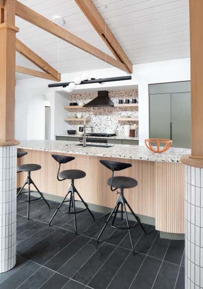  Modern Rustic Family Home Kitchen. WOODED RESPITE by Parini.