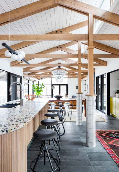  Rustic Family Home Kitchen. WOODED RESPITE by Parini.