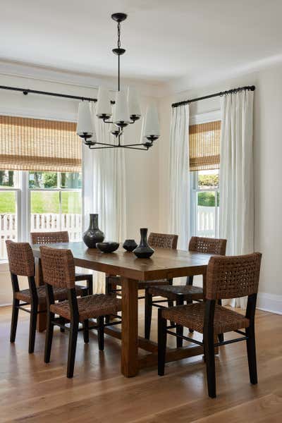  Traditional Family Home Dining Room. Art Collector's Residence by Elyse Petrella Interiors.