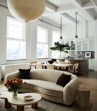  Apartment Living Room. West Village Loft by Elyse Petrella Interiors.