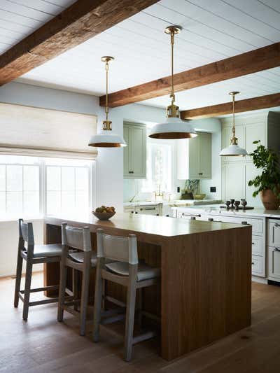  Transitional Organic Kitchen. Somers Colonial by JM Foundarie.