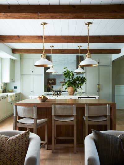  Eclectic Transitional Family Home Kitchen. Somers Colonial by JM Foundarie.