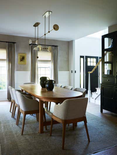  Transitional Organic Dining Room. Somers Colonial by JM Foundarie.