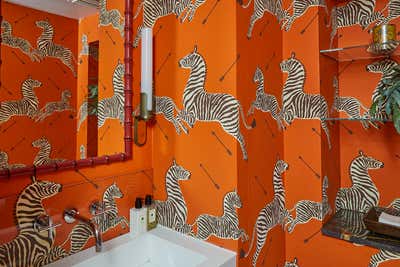  Maximalist Bathroom. Belgravia Apartment by Violet & George.