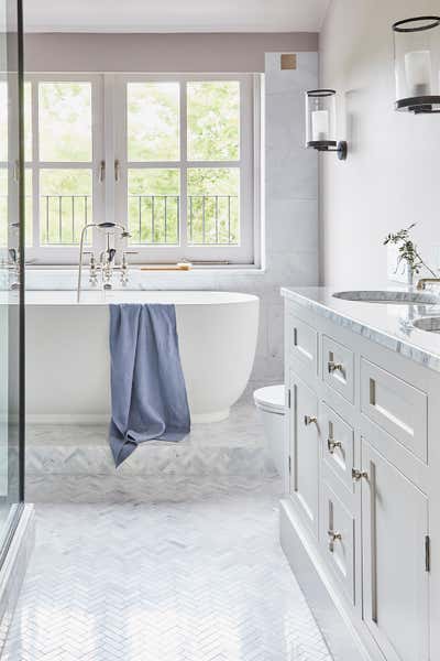  Traditional Modern Apartment Bathroom. Belgravia Apartment by Violet & George.