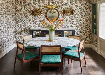  Maximalist Apartment Dining Room. Belgravia Apartment by Violet & George.