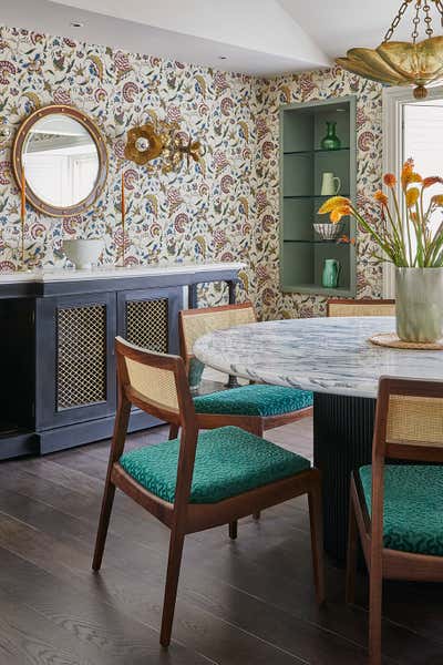  Maximalist Dining Room. Belgravia Apartment by Violet & George.
