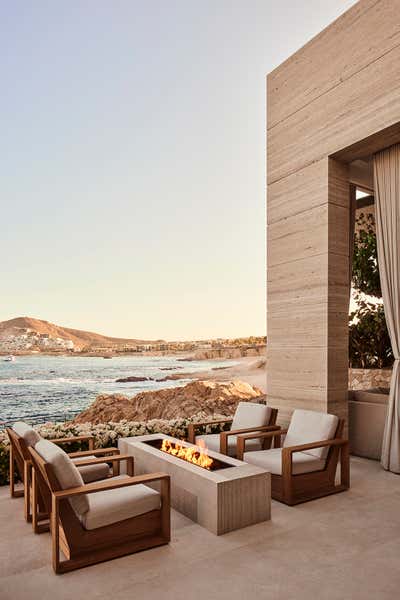 Contemporary Beach House Exterior. Chileno Bay by J2 Interiors.