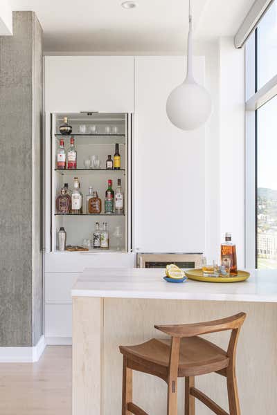  Minimalist Apartment Kitchen. Downtown Penthouse by THESIS Studio Architecture.