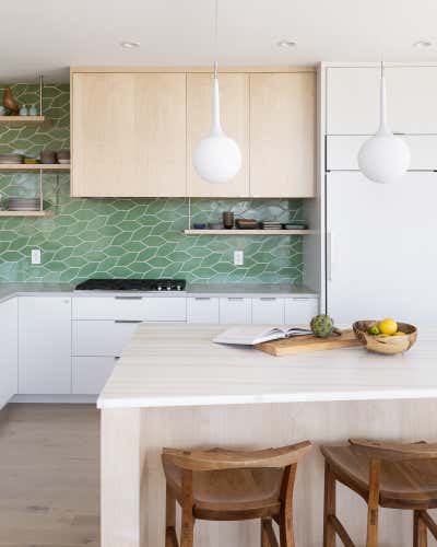  Contemporary Organic Apartment Kitchen. Downtown Penthouse by THESIS Studio Architecture.