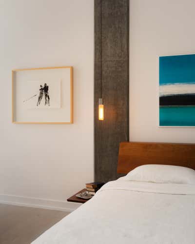  Contemporary Minimalist Apartment Bedroom. Downtown Penthouse by THESIS Studio Architecture.