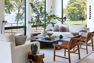  Modern Vacation Home Living Room. Retreat by Darlene Molnar LLC.