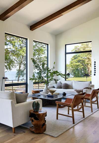  Minimalist Scandinavian Vacation Home Living Room. Retreat by Darlene Molnar LLC.