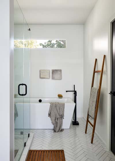  Minimalist Scandinavian Vacation Home Bathroom. Retreat by Darlene Molnar LLC.