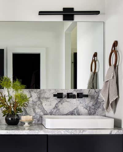  Minimalist Scandinavian Vacation Home Bathroom. Retreat by Darlene Molnar LLC.