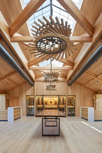  Country Mixed Use Lobby and Reception. Cakebread Cellars by BCV Architecture + Interiors.
