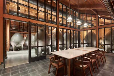  Industrial Mixed Use Dining Room. Cakebread Cellars by BCV Architecture + Interiors.