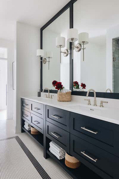  Transitional Bathroom. ASC Pine Lake Love by Amy Storm and Company, LLC.