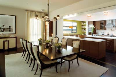  Transitional Family Home Dining Room. Jackson Square Residence by BCV Architecture + Interiors.