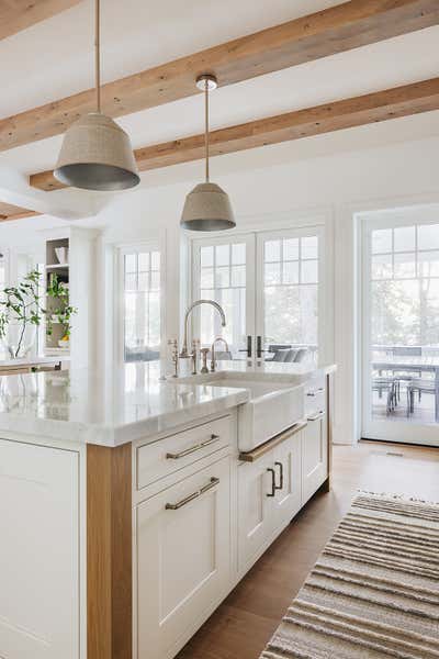  Transitional Vacation Home Kitchen. ASC Pine Lake Love by Amy Storm and Company, LLC.