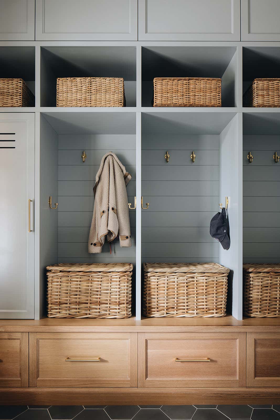 Transitional Storage Room and Closet