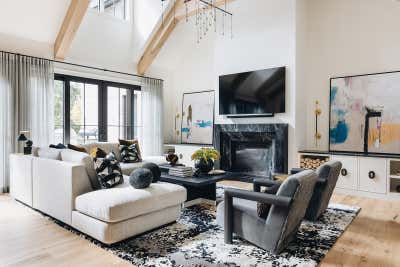  Transitional Family Home Living Room. ASC Round Two by Amy Storm and Company, LLC.