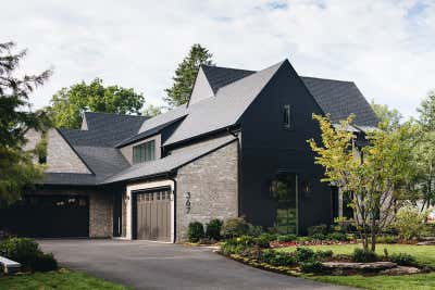  Transitional Family Home Exterior. ASC Round Two by Amy Storm and Company, LLC.